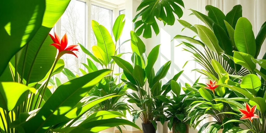 plantas tropicales que se adaptan perfectamente a espacios interiores