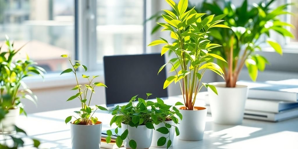 Plantas resistentes para oficina