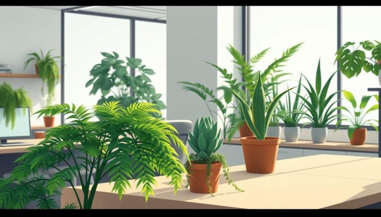 beneficios de las plantas en el trabajo