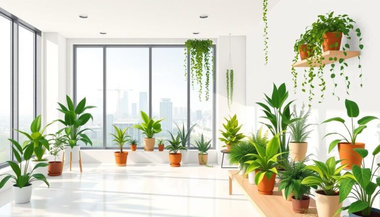 decoración con plantas